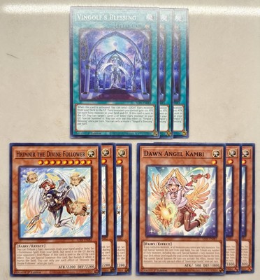 Yugioh! Dawn Angel Kambi Hrimnir the Divine Follower Vingolf's Blessing ALIN NM