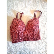 Windsor "Catch A Glance Beaded Bustier" Mauve Size S