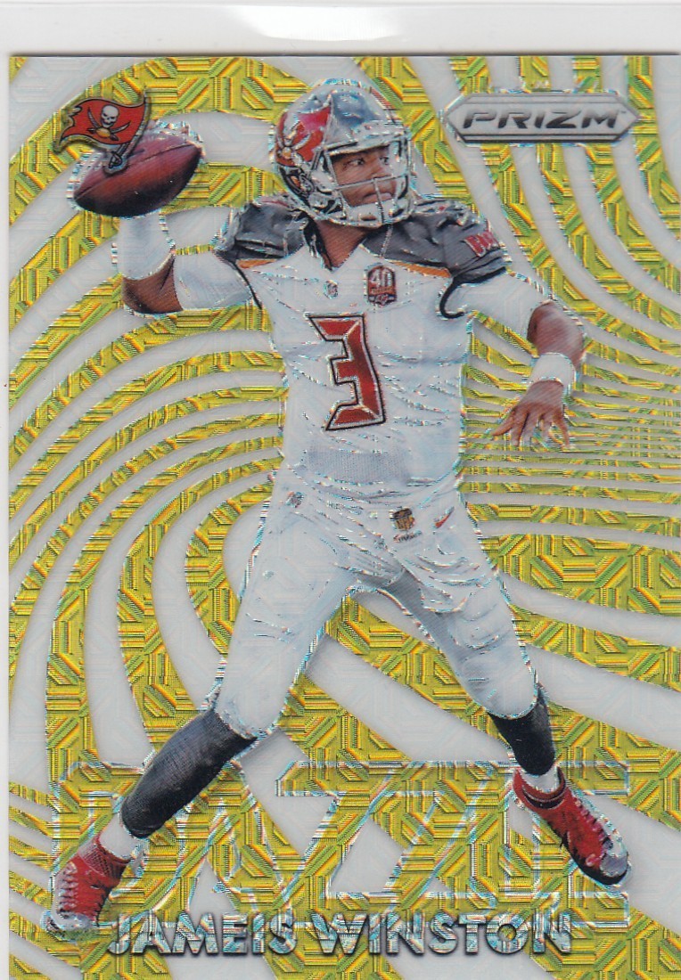 Jameis Winston 2016 Panini Prizm 23 Gold Mojo Dazzle /10 Bucs ZP