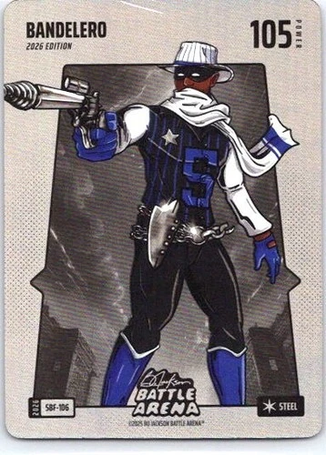 2026 Bo Jackson Battle Arena Bandelero Silver Battlefoil Paolo Bandelero