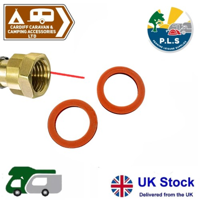 #ad Caravan amp; Camping Gas Regulator amp; Pigtail Washers 2 x Washers Per Pack RWM20 GBP 2.50