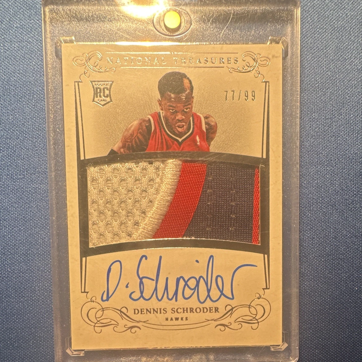Dennis Schroder Serial Numbered Basketball Sports Trading Card