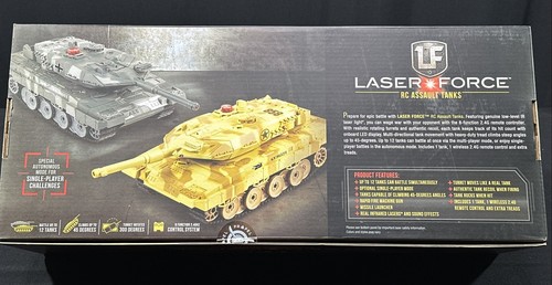 Laser Force Remote Control RC Toy Assault Tank New Sealed - Picture 10 of 14