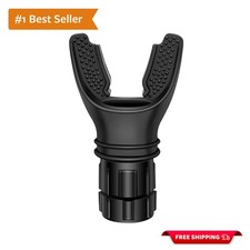 Portable Breathing Exerciser: Adjustable Resistance Lung Capacity Trainer, Black