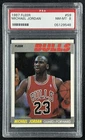 MICHAEL JORDAN PSA 8 1987-88 FLEER BASKETBALL #59 BULLS HOF 9548