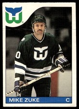 1985-86 O-Pee-Chee Mike Zuke Hartford Whalers #19