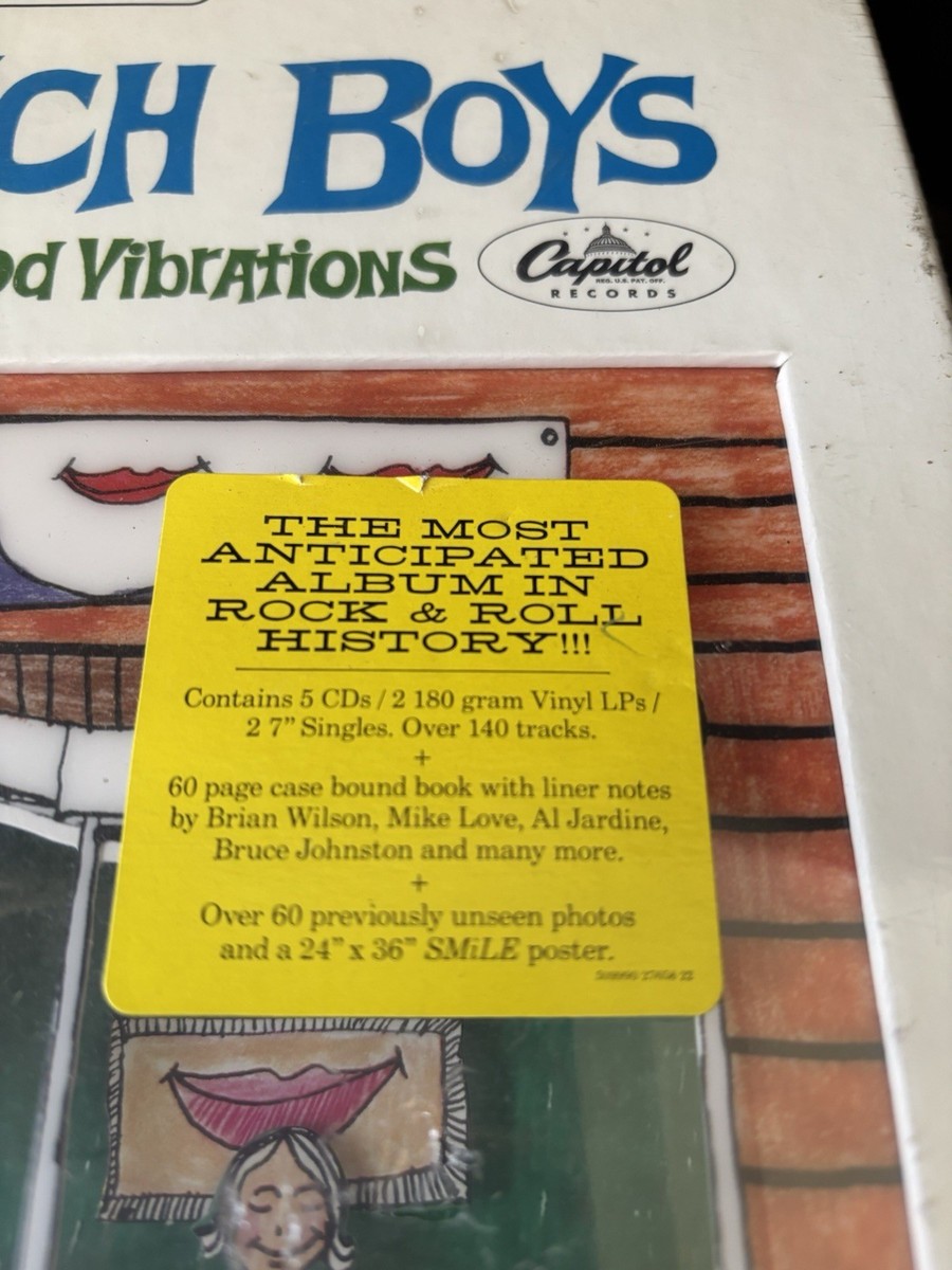 Beach Boys Smile Sessions Deluxe Box Set- 2 LPs,5 CDs, 2 Singles