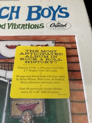 Beach Boys Smile Sessions Deluxe Box Set- 2 LPs,5 CDs, 2 Singles