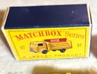 1960's Matchbox Lesney #37 Coca-Cola Lorry box with end flaps intact