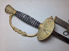 Civil War M1860 Staff & Field Officers Sword w/Scabbard - Etched - Ridabock