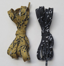 FLAT with Colorful Print Quality Athletic SHOE LACES Strings 2 Pairs