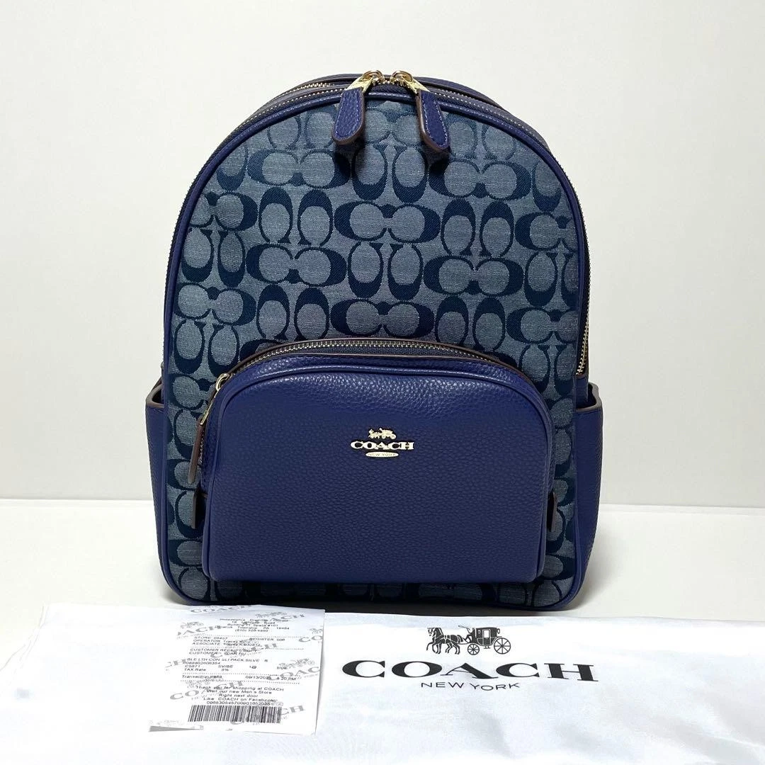 Coach Backpack Blue Bags & Handbags for Women for sale | eBay