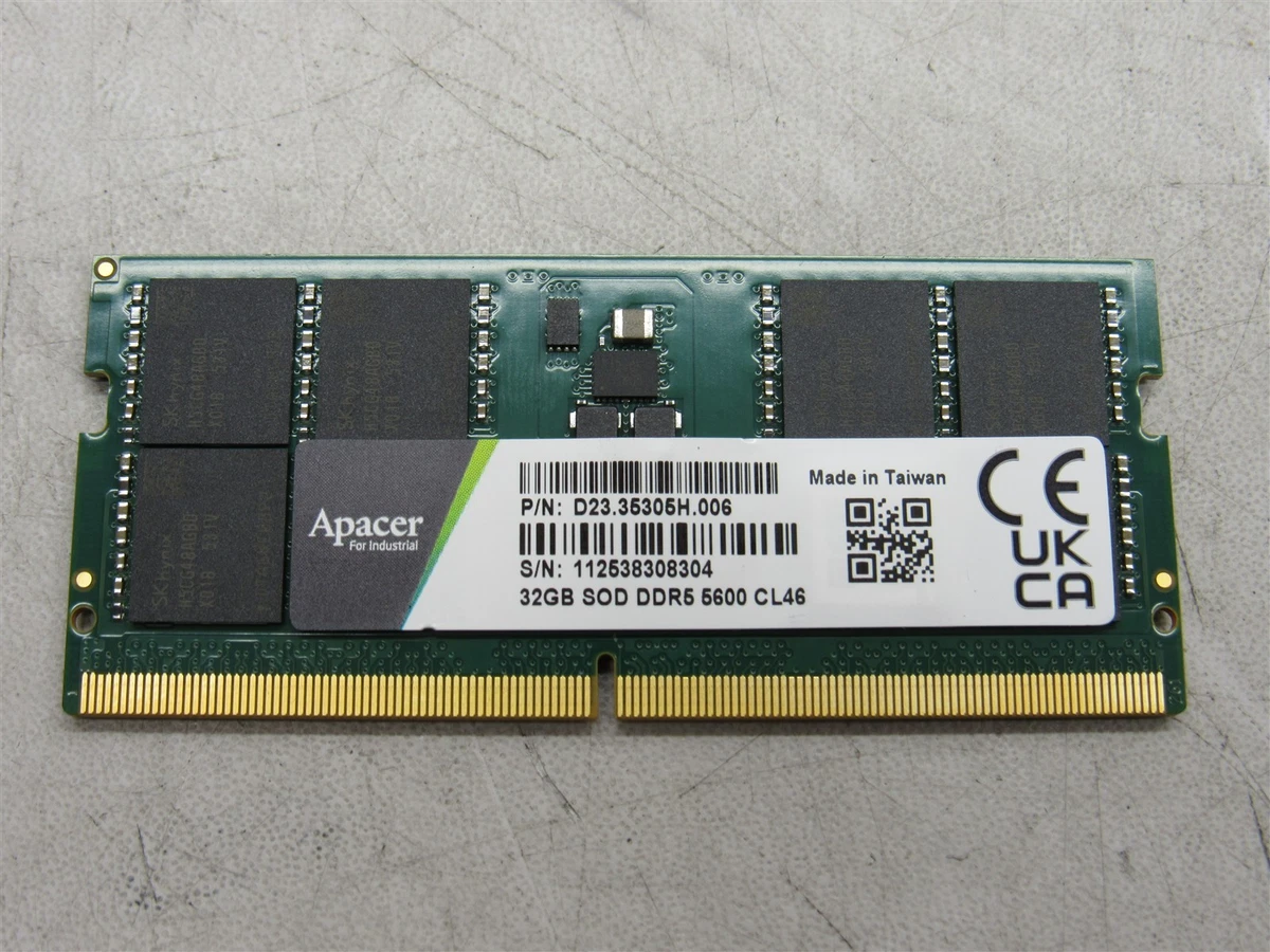 メモリー Apacer 4GB SOD DDR4 3200 CL22 Apacer Computer Memory (RAM) for sale | eBay