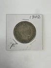 1902 50C Barber Half Dollar
