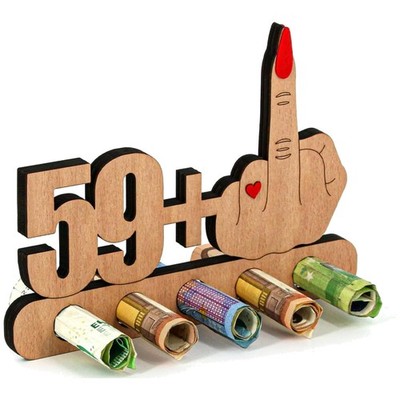 Herren Geschenk Holz Lustig 60 Geburtstag Geldgeschenk Deko Jubiläum Frauen M...