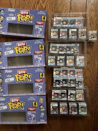 Disney Princess Funko Bitty Pop Lot Of 33