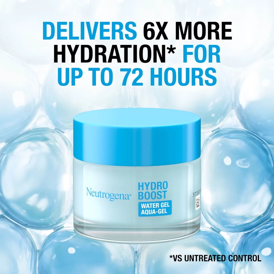 Neutrogena Hydro Boost Gel Agua Hidratante Facial 1.7 OZ ¡LOTE FRESCO! ¡ENVÍO GRATUITO! Foto 4 de 4