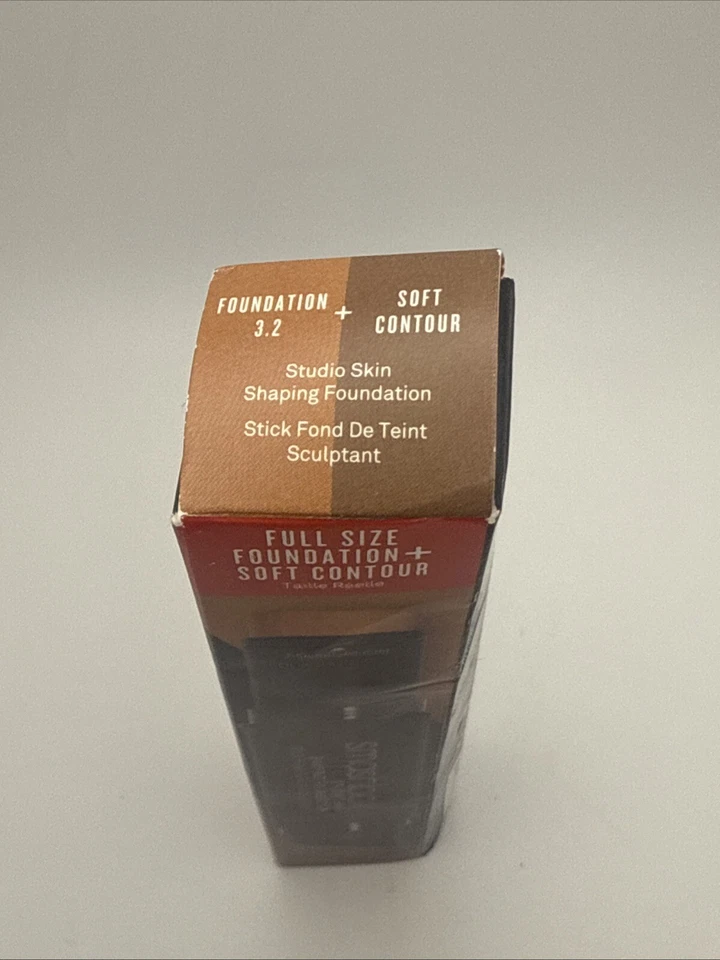 Smashbox Studio Skin Shaping Foundation + Soft Contour, 0.26oz. 3.2 BNIB (A2) - Image 2 of 2