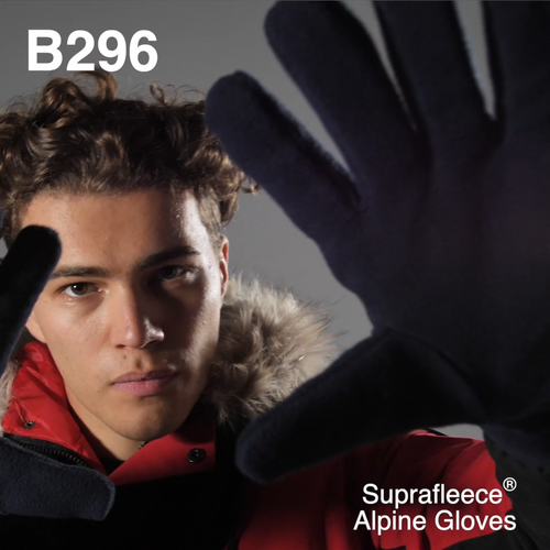 Guantes alpinos Beechfield Suprafleece ligeros invierno térmicamente elásticos (B296) - Vídeo 1 de 1