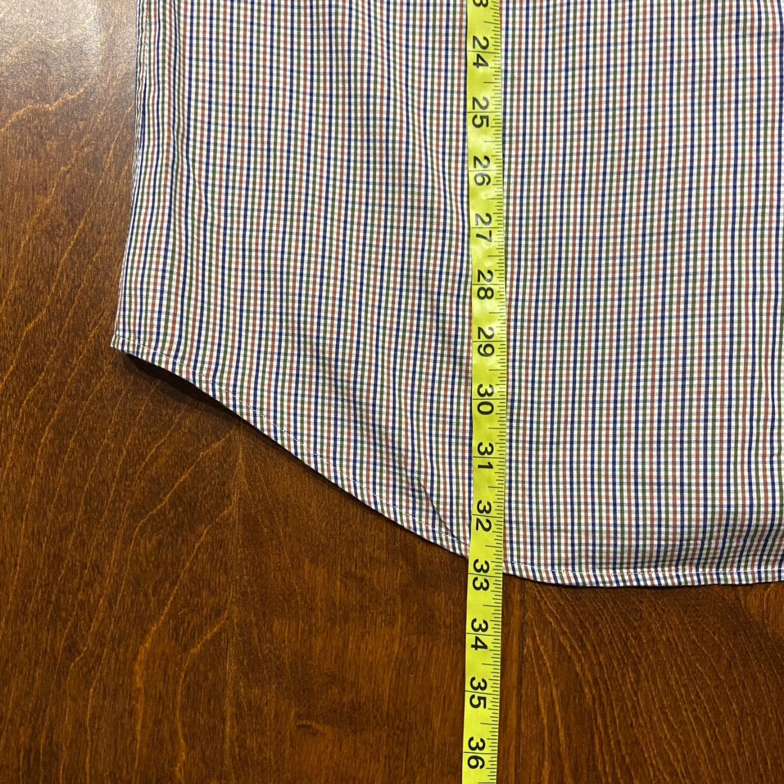 Peter Millar Multicolor Checkered Button Down Dre… - image 9