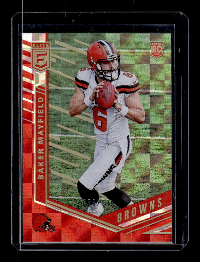 2018 Elite Red #153 Baker Mayfield /199 - NM-MT