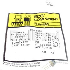 ECG195A Original New Philips Transistor