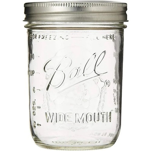 Ball®Wide Mouth Quart 32oz. Glass Mason Jars with Lids and Bands, 12 Count - Picture 3 of 7