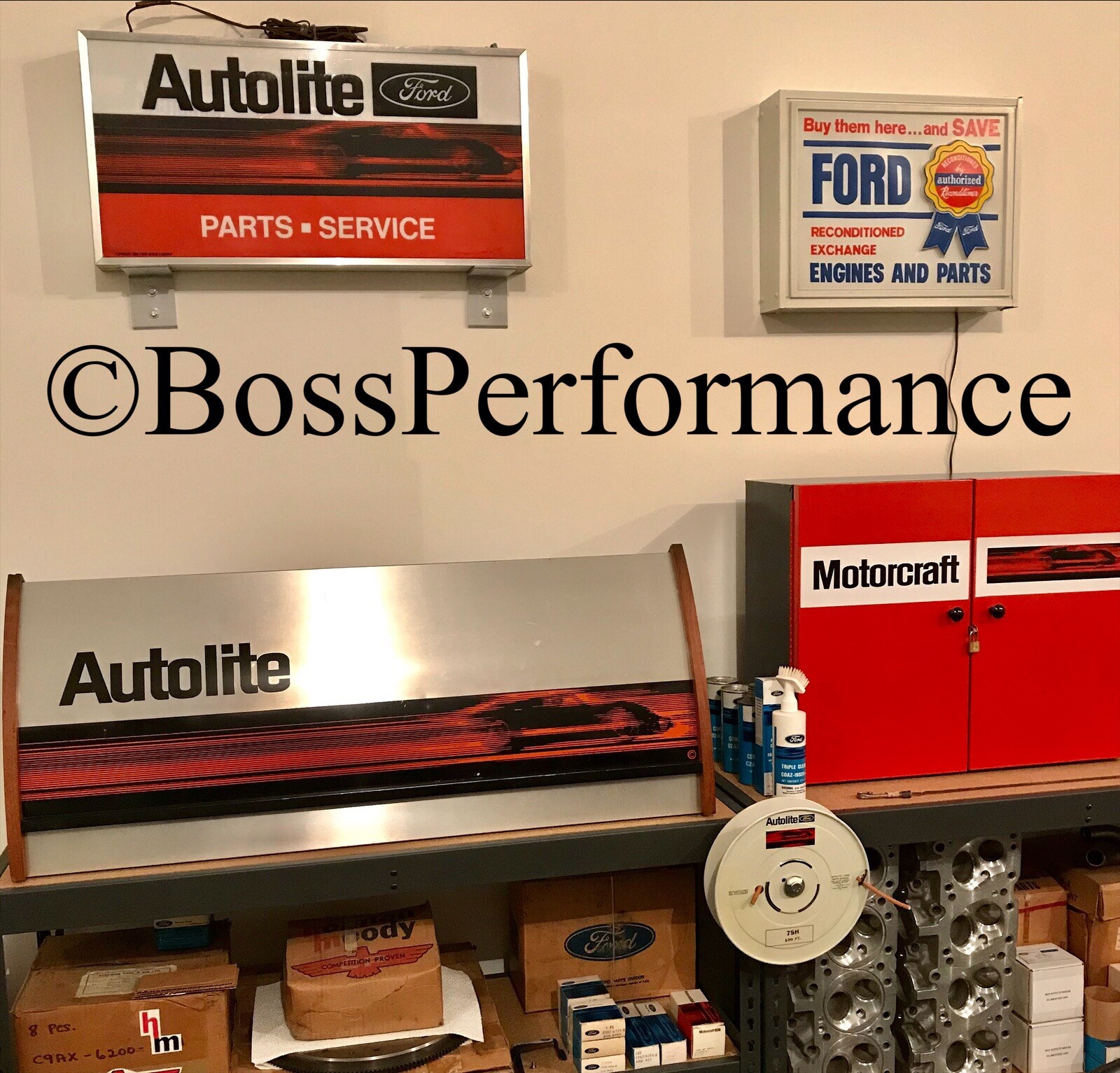 Ford HolmanMoody Boss 429 NASCAR race engine oil restrictor galley 5