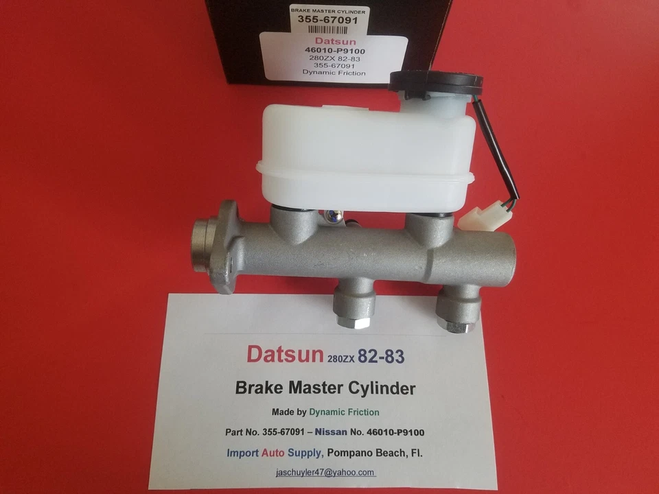 Cilindro maestro de freno con depósito para Datsun 280ZX 1982-1983 Foto 2 de 4