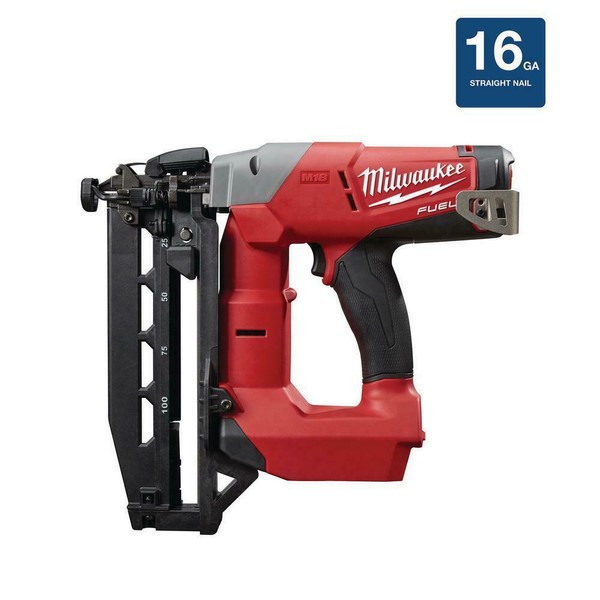 Milwaukee Straight Finish Nailer Nail Gun Cordless 18V 16Gauge (Tool