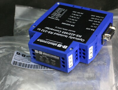 One Advantech B&B Electronics 485LDRC9 Industrial Convertor RS232 to RS422 NEW