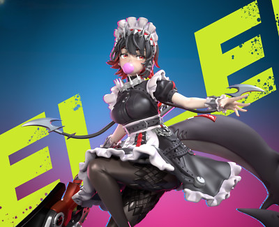 Ellen Joe Statue - Zenless Garage Kit bemalte Figur Sammlerstück Handarbeit Geschenk