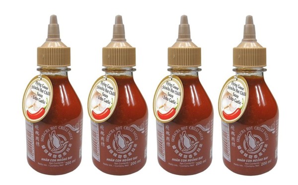 4Er Pack - Flying Goose Sriracha (4X 200Ml) | Scharfe Chilisauce Mit Knoblauch-image