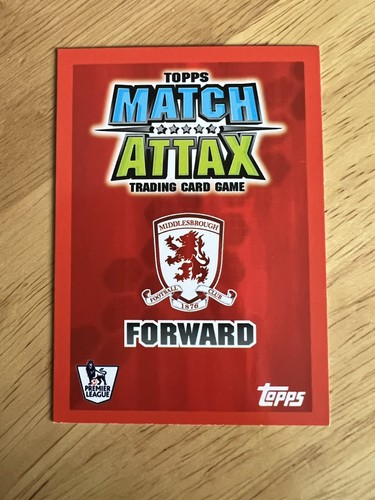 Tuncay Sanli MAN of the Match Match ATTAX 2007-2008 Middlesbrough - Picture 2 of 3