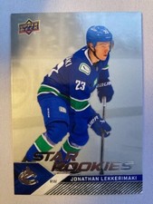 2024-25 Upper Deck NHL Star Rookies Jonathan Lekkerimaki #22 Rookie Card