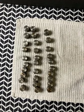 1/4 npt steel iron hex pipe cap fitting lot of 30