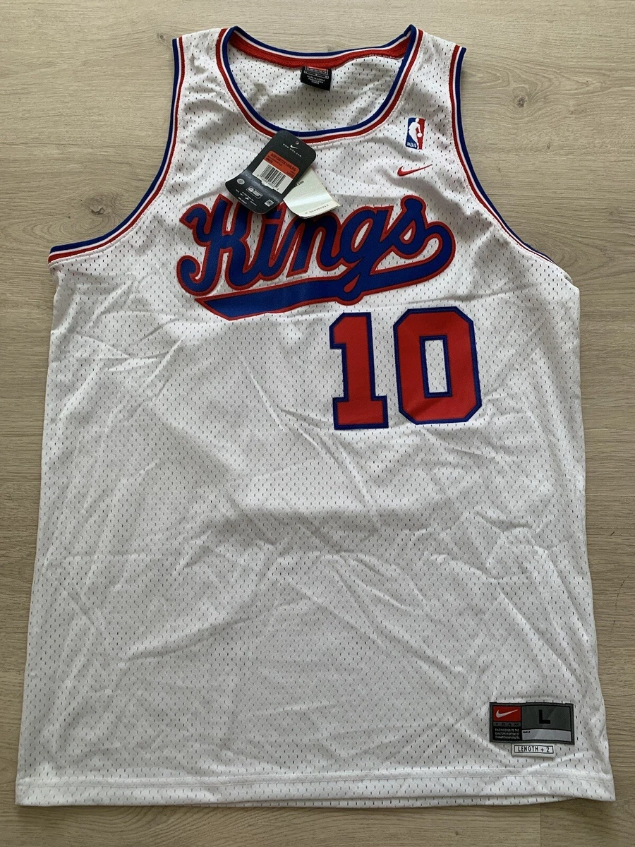 NEW Nike Mike Bibby Sacramento Kings Swingman Hardwood Classic NBA Jersey L  +2