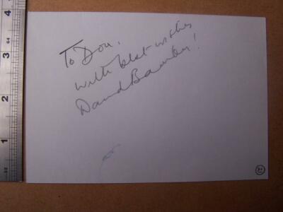 David Bamber Schauspieler Autogramm (FileTD2)