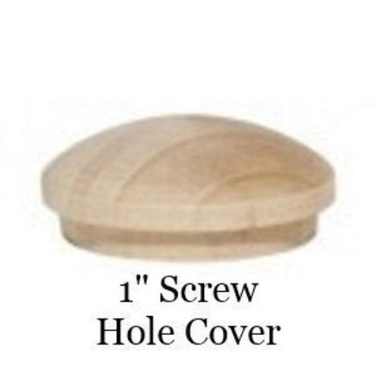 25-Pack Maple Wood Button Plugs – 5/8" Flush Screw Hole Covers For Furniture, Stairs & Cabinets, Light Brown
