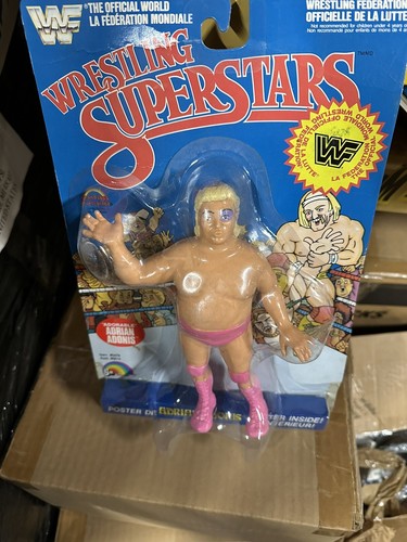 WWF LJN WRESTLING SUPERSTARS Adrian Adonis WWE MOC...