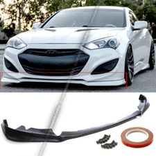 For 13-16 Hyundai Genesis 2DR KDM KS Style Front Bumper Lip Spoiler Splitter