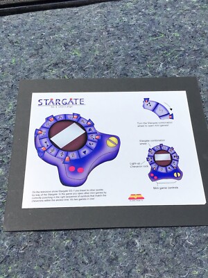 2000 Anjar Co. STARGATE SG-1 Toy Advertising Display *RARE*