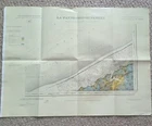 ORIGINAL WW2 LA PANNE 1942 FRANCE MAP BRITISH ARMY RAF MILITARY FLIGHT WWII