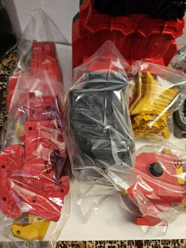 Power Rangers Ninja Steel Lion Fire Fortress Zord 20” de alto 3 en 1 juego ABIERTO  Foto 4 de 4