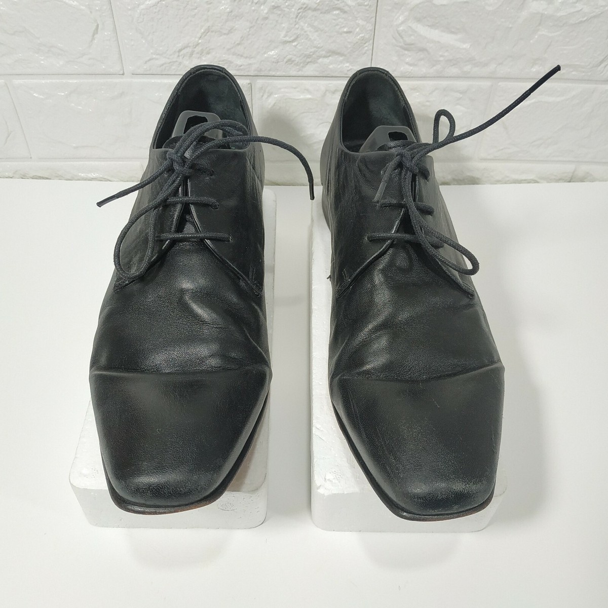 Salamander Black Leather Lace Up Oxford Dress Shoes US 9 EU  display picture 2