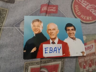 afterMASH TV SHOW, DR POTTER,  FR. MULCAHY & MAX KLINGER, GLOSSY COLOR 4X6 PHOTO