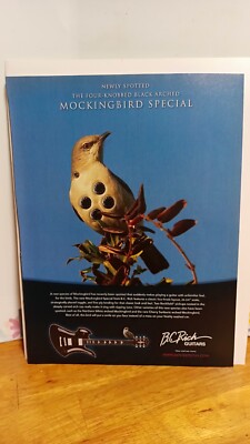 B.C. RICH MOCKINGBIRD SPECIAL GUITAR 2006  GUITAR PRINT AD 11 X 8.5   C2
