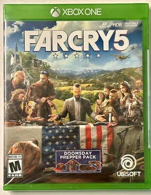 Far Cry 5 xbox one x Doomsday Prepper Pack New Sealed 4K Ultra HD