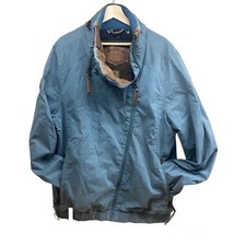 Naketano Brave New World Navy Full Asymmetric Zip Jacket Women's Size Xl