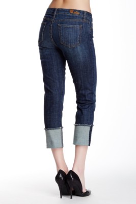 Kut From The Kloth Rolled Cuff Boyfriend Jean Ankle Cuffs Pockets Boho Sz 6
